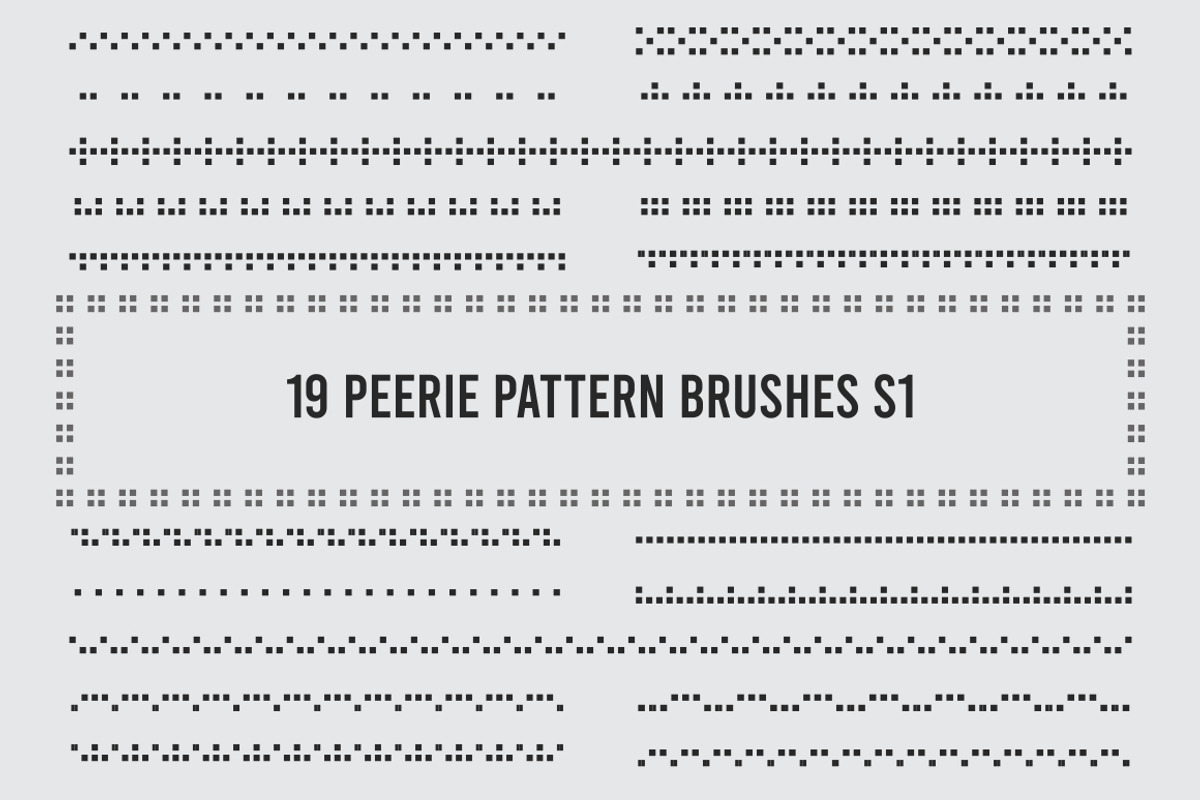 19 Peerie Pattern Brushes S1, a Brush Add-On by G7 (Photo 2 of 2)