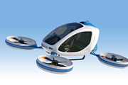Electric Passenger Drone, a Technology Illustration by iLexx (Thumbnail 2 of 7)