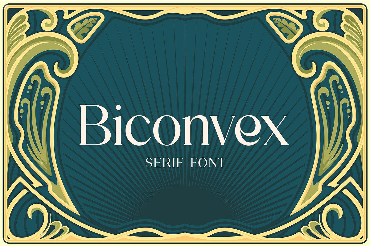 Biconvex Elegant Serif Font, a Serif Font by UICreative (Photo 1 of 13)