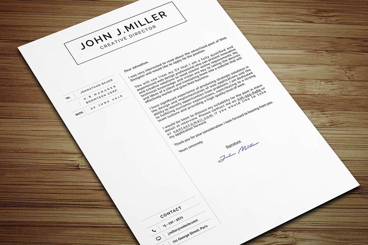 Clean Resume, a Resume Template by CodePower (Photo 2 of 4)