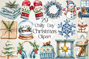 Celestial Christmas Clipart, an Illustration by DreamPrint404