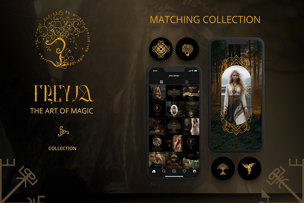 Celtic, Mystic Instagram Story Icons, a Social Media Template by Under My Cozy Roof (Photo 5 of 5)
