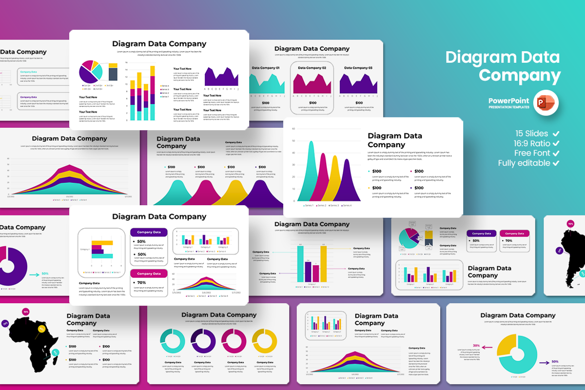 Diagram Data Company - PowerPoint, a Presentation Template by QR Design Studio (Photo 1 of 3)