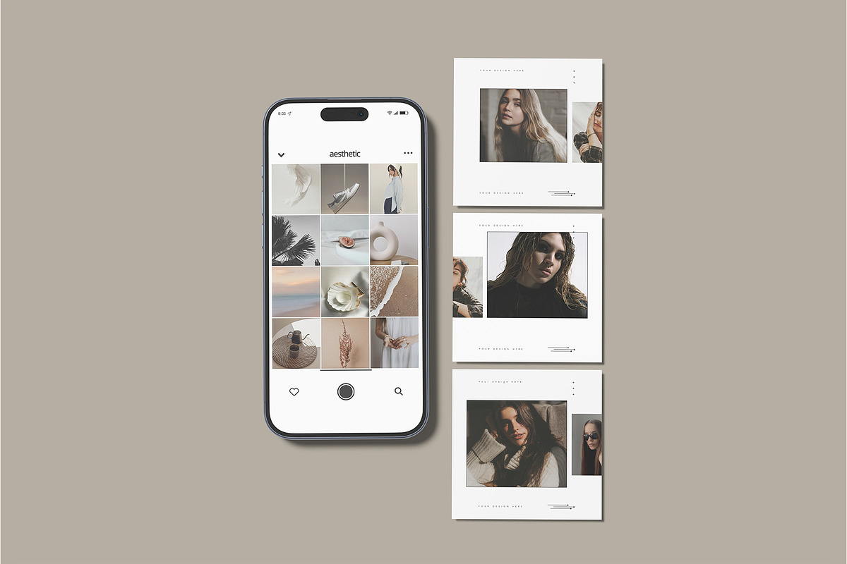 Instagram story and post mockup, a Social Media Template by rizalamora (Photo 11 of 11)