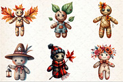 Autumn Voodoo Doll Clipart, an Illustration by Rose Art (Thumbnail 3 of 8)