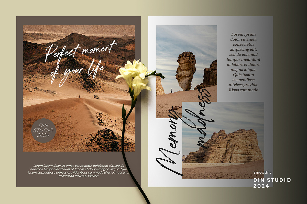 Smoothly, a Script Font by din-studio.com (Photo 2 of 11)