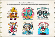Music Character Retro Mascot, an Object Illustration by Kevyn Creative (Thumbnail 2 of 3)
