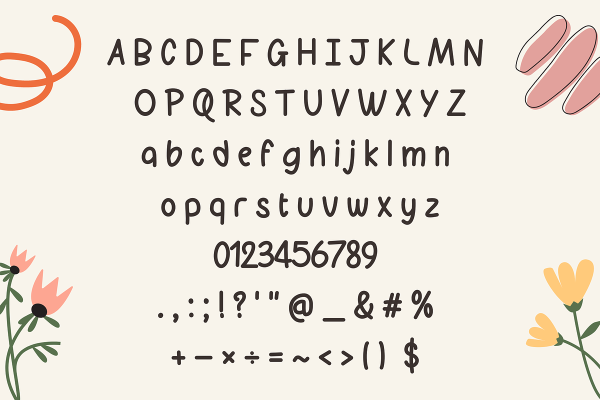 Sunday| Handwritten font, a Handwritten Font by Sirinart (Photo 2 of 5)