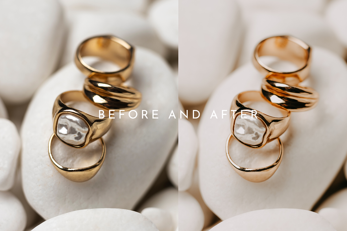20 Products and Jewelry Presets, a Preset Add-On by Oak Digital Studios (Photo 6 of 7)