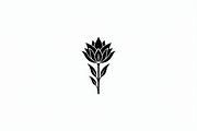 Black Floral Silhouette Set, an Illustration by balal (Thumbnail 12 of 21)