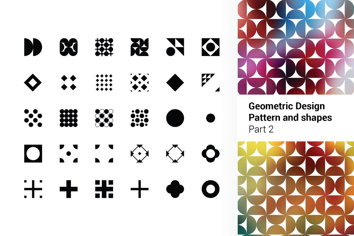 Bundle freeform Gradient and shapes!, a Pattern Graphic by EMP Design (Photo 9 of 20)