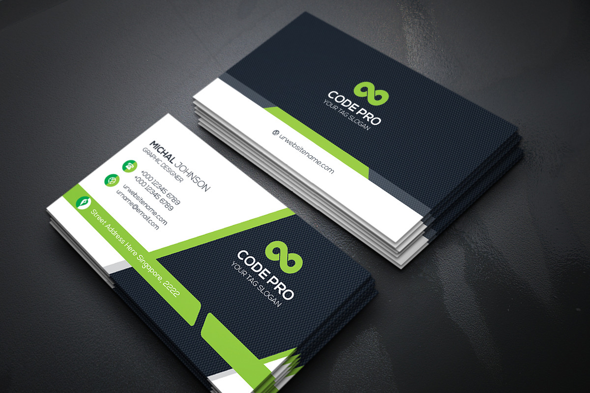 Business Card 2 in 1, a Business Card Template by Genereux Art (Photo 5 of 8)