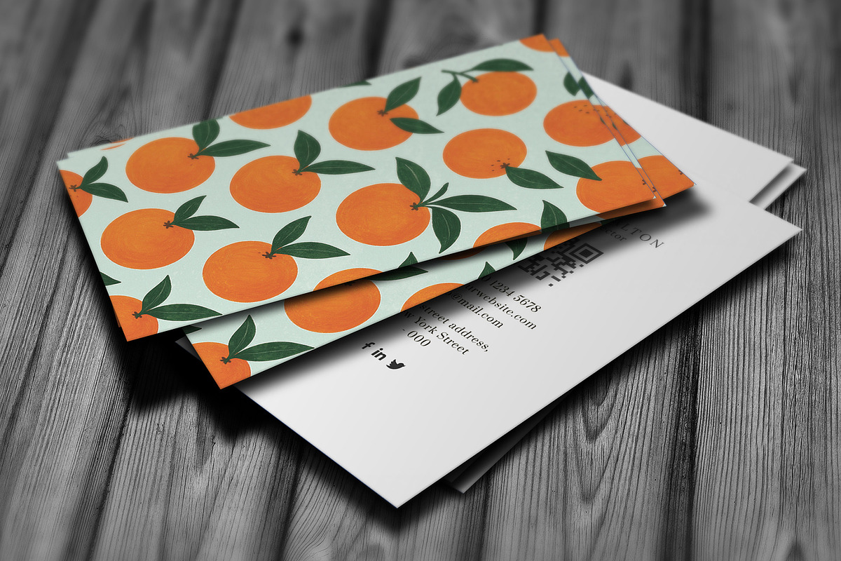Canva Business Card Aesthetic Design, a Business Card Template by Saman Osama (Photo 3 of 5)