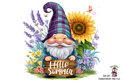 Summer Gnome Clipart 10 PNG, a Graphic by Clipart Bloom (Thumbnail 7 of 11)