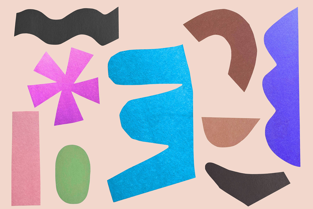 Paper Cut Out Shapes and Words, an Object Graphic by Eryn Rose Design (Photo 10 of 18)
