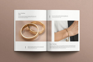 Jewelry Fashion Lookbook Template