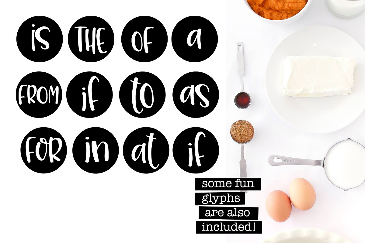 Cupcakes - a Hand Lettered Font preview 4