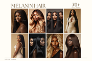 Luxury Melanin Hair Stock Photos, a Photo by The Vibe Studios (Thumbnail 1 of 9)