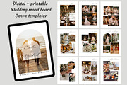 Wedding mood board template, a Stationery Template by EvaTemplates (Thumbnail 4 of 8)