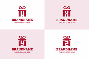 Letter W X Y Z Gift Package Logo, a Branding & Logo Template by Pray Art Design Studio