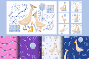 Blue Goose Celebration Collection, an Animal Illustration by the_myro (Thumbnail 5 of 14)