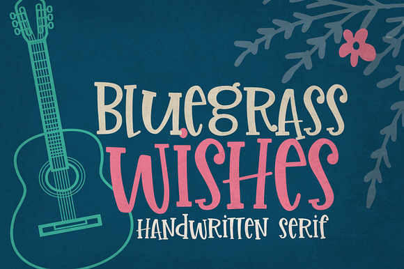 Bluegrass Wishes Handwritten Font preview 6
