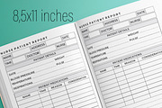 Nurse Patient Report KDP Interior, a Templates & Theme by MatiArtShop (Thumbnail 2 of 2)