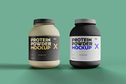 Food Supplement Plastic Jar Mockup, a Cups & Container Mockup by dpi (Thumbnail 7 of 14)