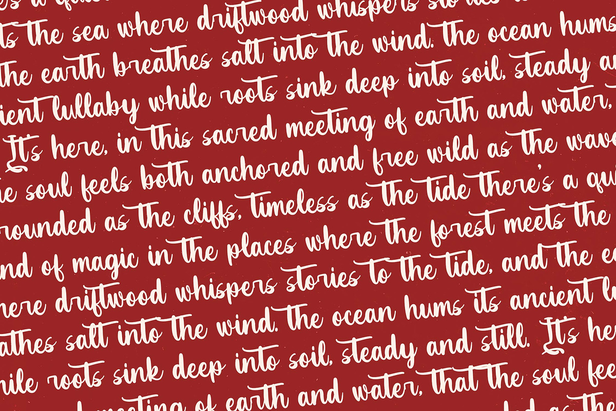 Earthy Nautical Bold Calligraphy, a Script Font by Letterena Studios Script (Photo 14 of 20)