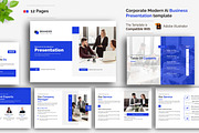 Corporate Business Presentation, a Presentation Template by creative-mint (Thumbnail 1 of 8)