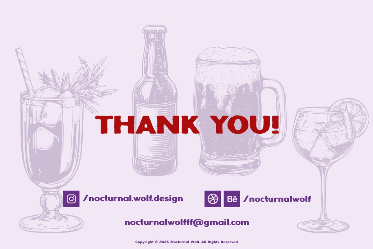 Cocktail Alcohol Drinks Illustration, a Food Illustration by Nocturnal Wolf (Photo 14 of 14)