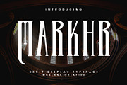 Markhr Serif Vintage Display Font, a Serif Font by Maulana Creative (Thumbnail 5 of 8)
