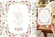 Vintage Cherry Crest Watercolor Set, a Decorative Illustration by WonderWonder (Thumbnail 15 of 21)