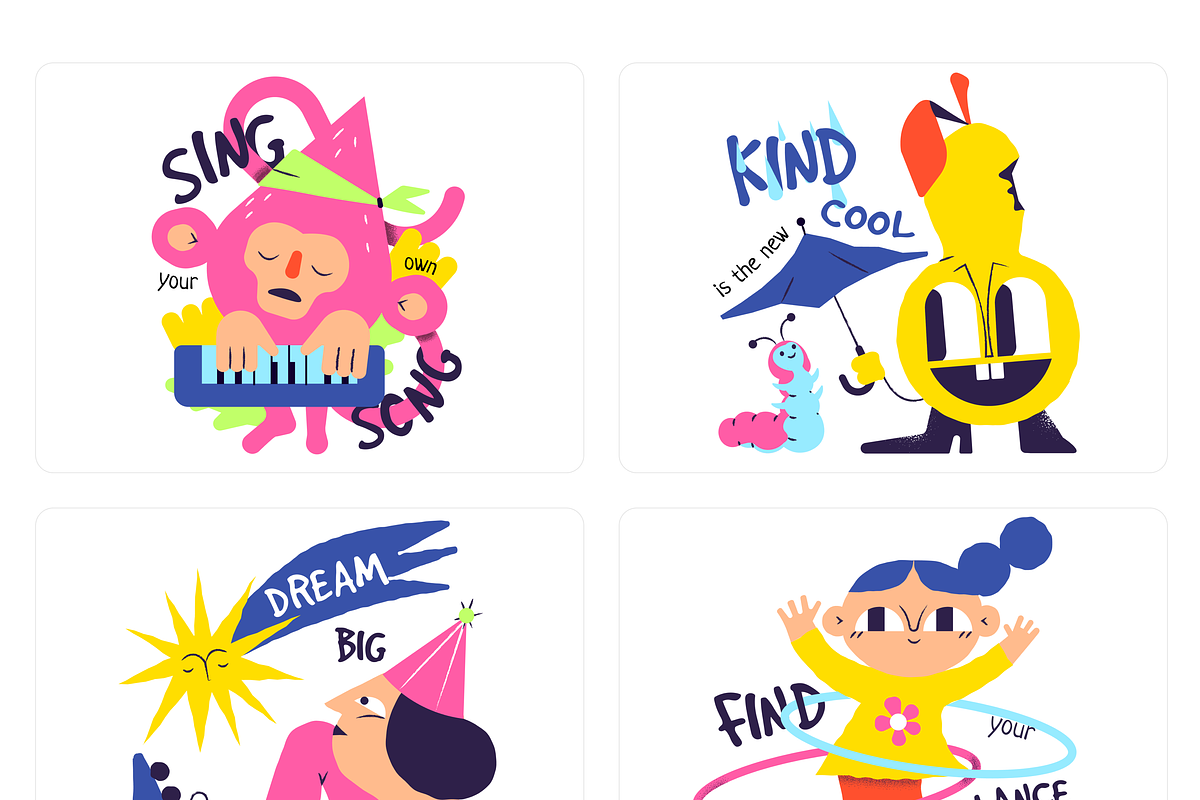 Keep Going illustrations, a Templates & Theme by Craftwork (Photo 4 of 6)