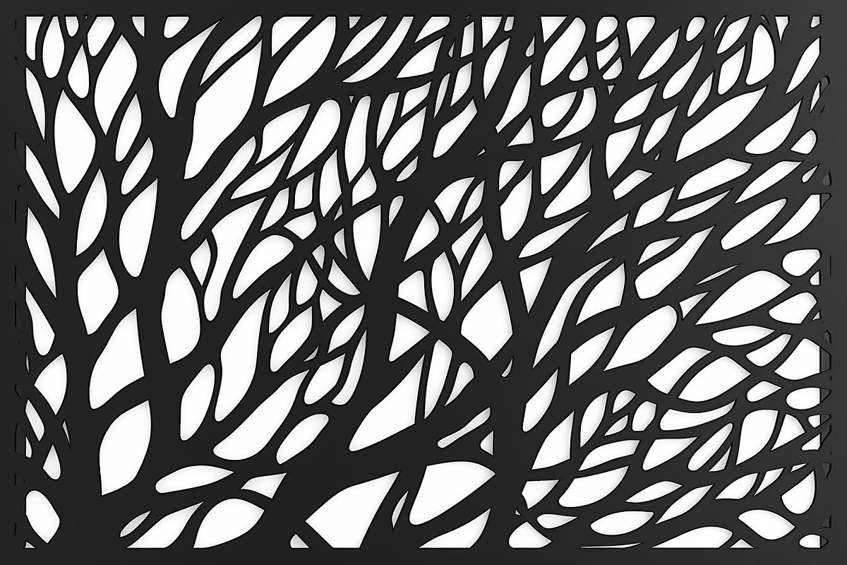 Tree Branch Laser Cut Panel Bundle, a Graphic by BIPLOB EXPERT (Photo 4 of 11)