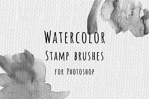128 PS Watercolor Stamp Brushes