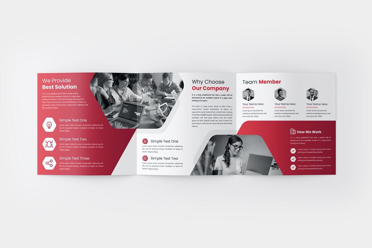 Square Trifold Brochure Template, a Brochure Template by zahidhossainalif (Photo 3 of 6)
