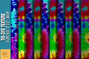 Tie-Dye Texture Digital Papers #89