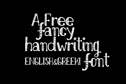 Nikolaidis Handwrinting font