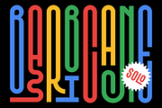 SK Barbicane Solo, a Sans Serif Font by Salih Kizilkaya (Thumbnail 1 of 9)
