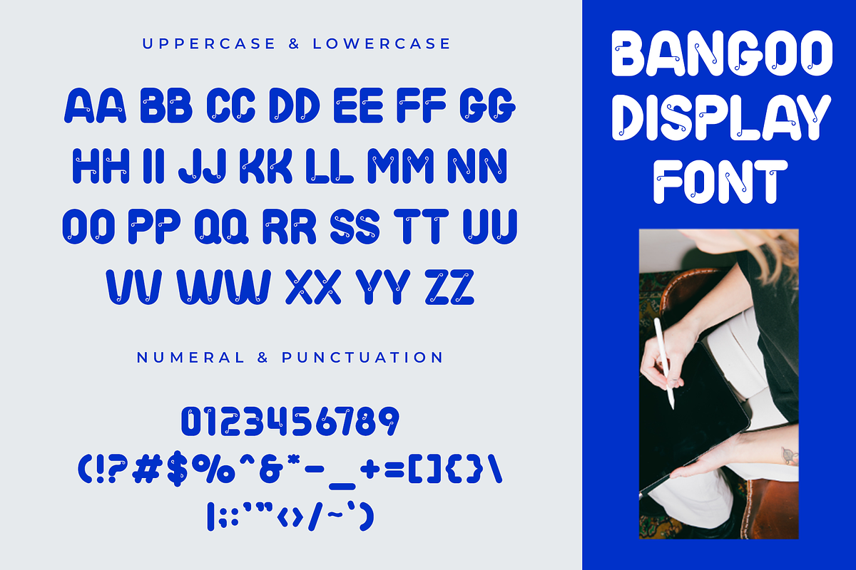 Bangoo – Modern Display Font, a Handwritten Font by overlaytemplates (Photo 4 of 5)