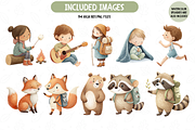 Adventure Camping Clipart Bundle, a Person Illustration by TatiMockup (Thumbnail 3 of 8)