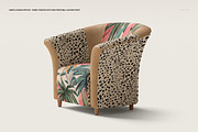Tub Armchair Mockup Set, a Household Mockup by creatsy5 (Thumbnail 8 of 11)