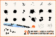 InkCraft | Illustrator Brushes, a Brush Add-On by Guerillacraft (Thumbnail 6 of 7)