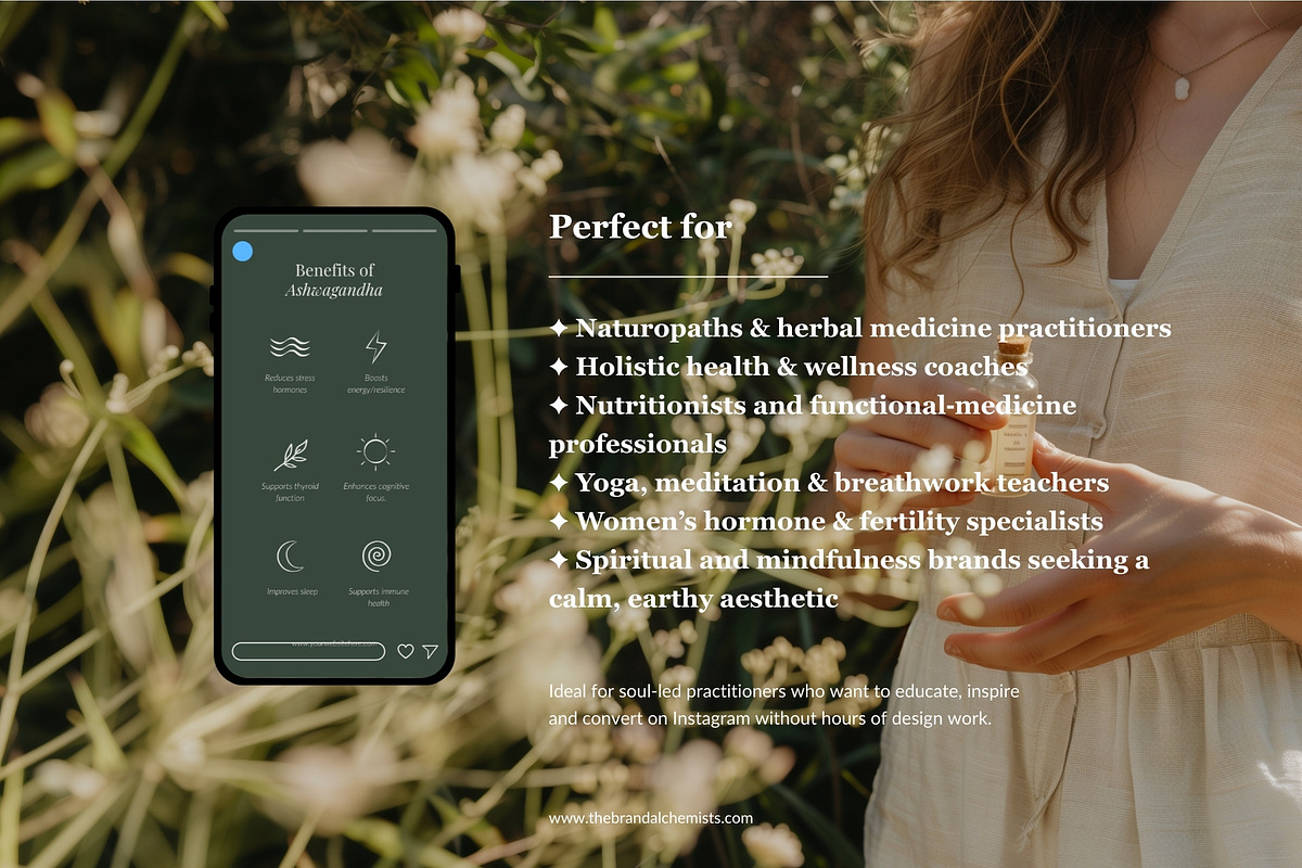 Mother Earth Wellness Template Pack, a Social Media Template by The Brand Alchemists (Photo 14 of 14)