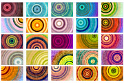 42 Retro Concentric Backgrounds, a Background Graphic by Kseniya-Omega (Thumbnail 2 of 9)