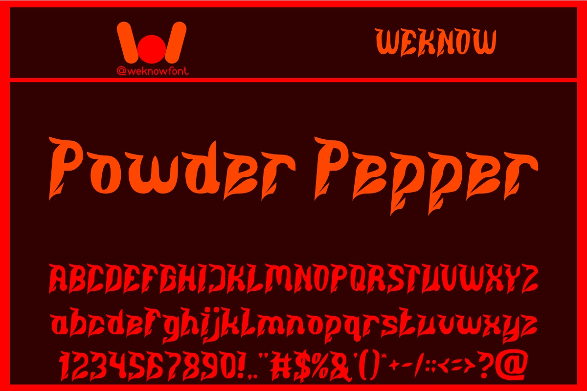 Spicy Flavors font, a Font by weknow (Photo 5 of 5)