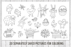 Easter Bunny Coloring Games