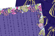 Pink Halloween patterns, a Pattern Graphic by DarinaDigital (Thumbnail 6 of 6)