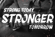 Rexbel a Rough Brush Font, a Blackletter Font by Rasiorise Studio (Thumbnail 10 of 10)